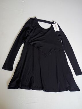 Latched Mama Black Petal Front Nursing Dress Size S